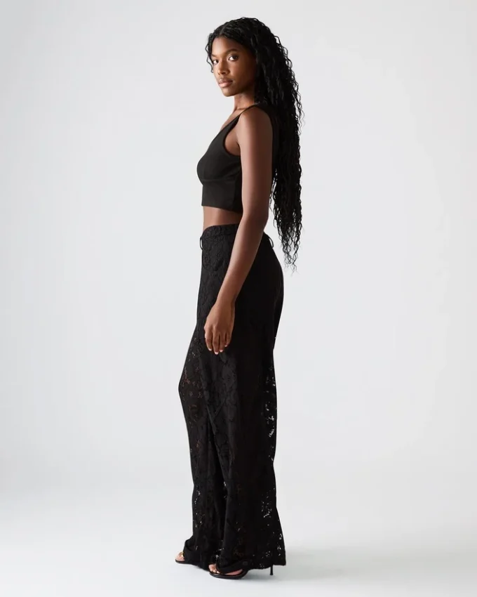 Tre Lace Pant Black Tre Lace Pant Black