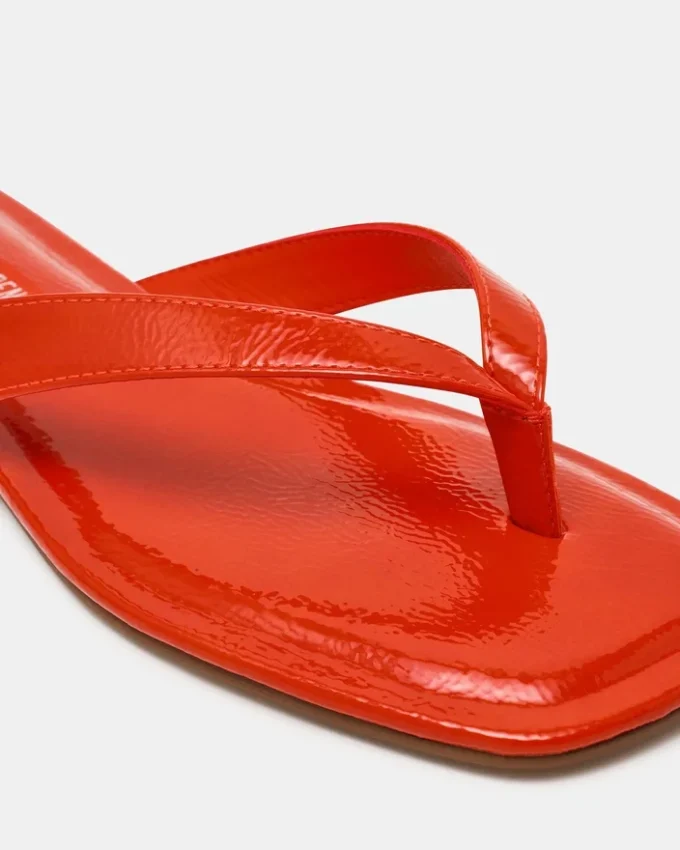 Trella Red Orange Patent Trella Red Orange Patent