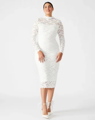 Vivienne Lace Dress Ivory