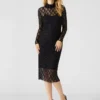 Vivienne Studded Lace Dress Black Vivienne Studded Lace Dress Black