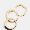 Wavy Stackable Rings Gold Wavy Stackable Rings Gold