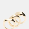 Wavy Stackable Rings Gold Wavy Stackable Rings Gold