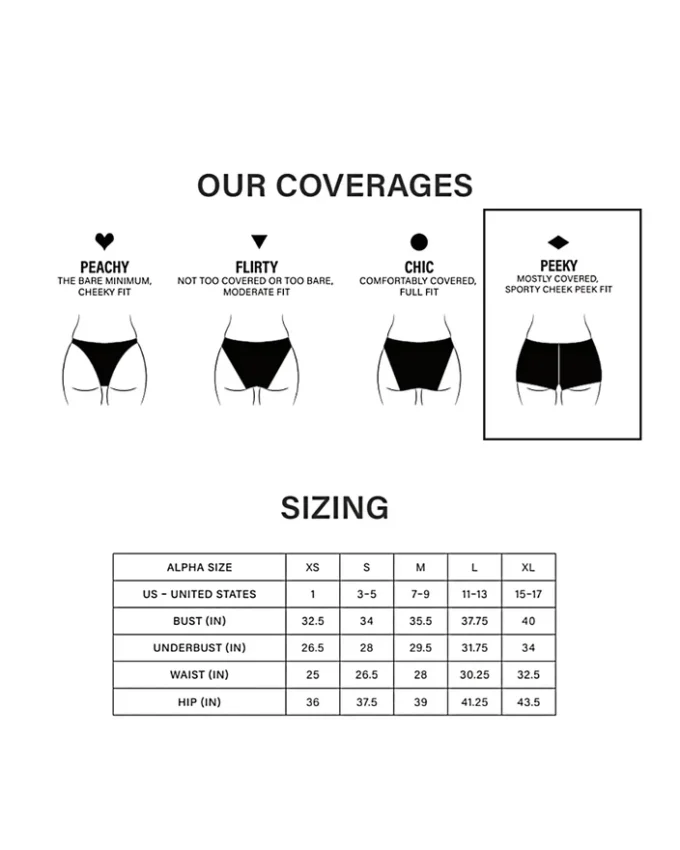 What a Stud Bikini Bottom Black